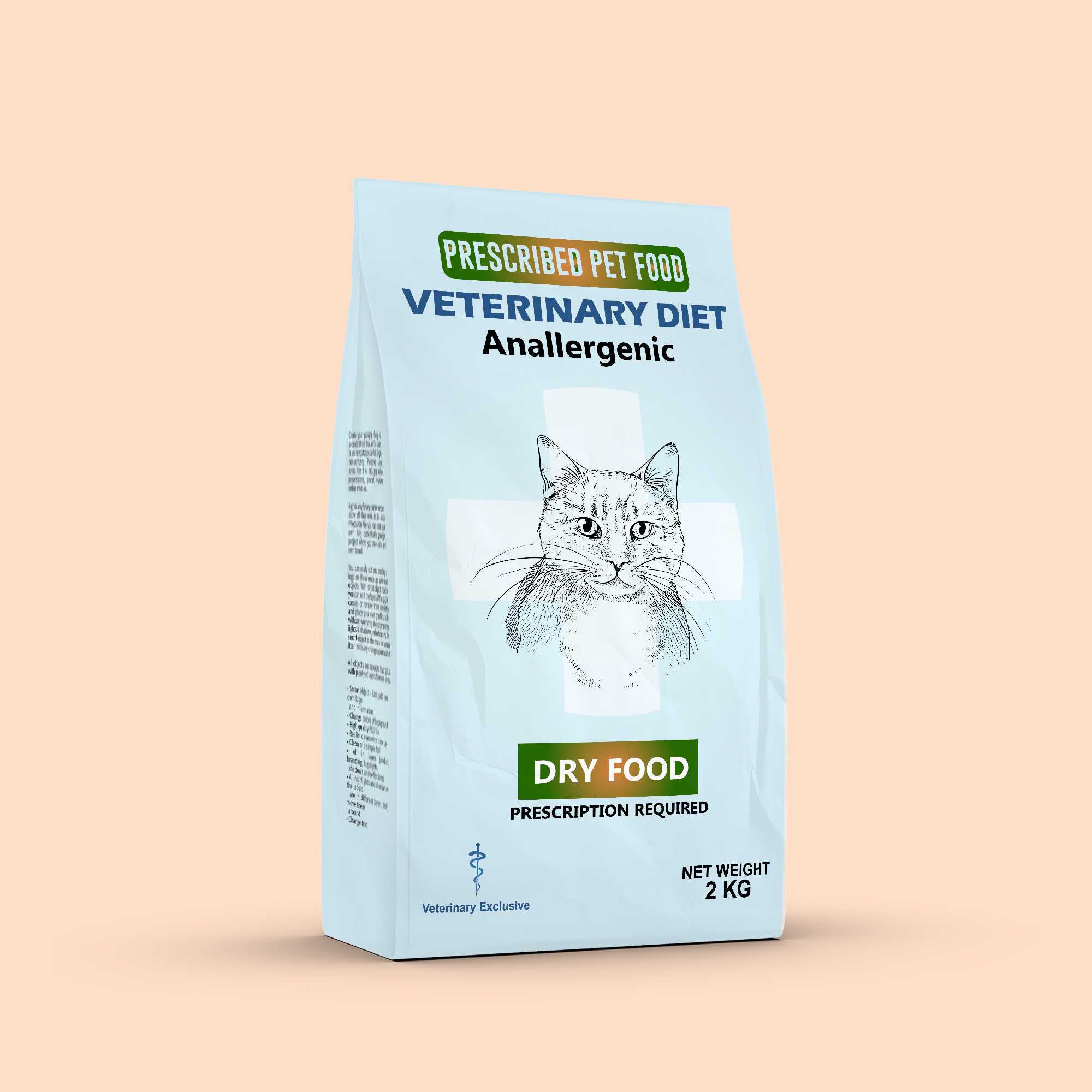 Prescription Diets Cat Dry Food Anallergenic - 2 KG